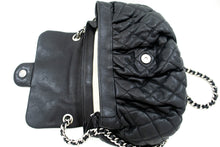 CHANEL Chain Around Shoulder Bag Crossbody Μαύρο δέρμα μοσχαριού δέρμα k16 hannari-shop