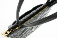 CHANEL Gold Medallion Caviar Skuldertaske Shopping Tote Sort i53 hannari-shop