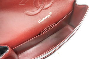 CHANEL Classic Double Flap 10" Chain Skuldertaske Sort Lammeskind k76 hannari-shop