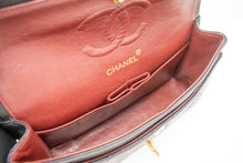 CHANEL Classic Double Flap 9" Chain Skuldertaske Sort Lammeskind k65 hannari-shop
