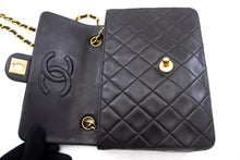 CHANEL Mini Square Small Chain Shoulder Bag Crossbody Black Quilt k85 hannari-shop