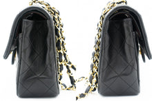 CHANEL Classic Double Flap 9" Chain Skuldertaske Sort Lammeskind j62 hannari-shop