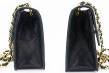 CHANEL Small Chain Shoulder Bag Black Quilted Single Flap Lambskin L93 hannari-shop