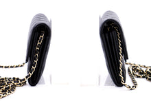 CHANEL Caviar Lille pung på kæde WOC sort skuldertaske pung c03 hannari-shop