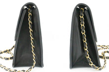 CHANEL Small Chain Shoulder Bag Clutch Black Quilted Flap Lambskin j60 hannari-shop