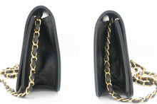 CHANEL Full Flap Chain Shoulder Bag Clutch Μαύρο Καπιτονέ Lambskin m41 hannari-shop
