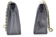 CHANEL Vintage Classic Chain Shoulder Bag Black Quiltted Flap Lamb c20 hannari-shop