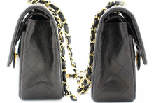 CHANEL Classic Double Flap 9" Chain Skuldertaske Sort Lammeskind j93 hannari-shop