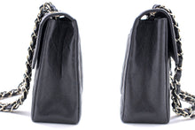 CHANEL Μεγάλη κλασική τσάντα τσάντα ώμου με πτερύγιο μαύρο χαβιάρι g66 hannari-shop