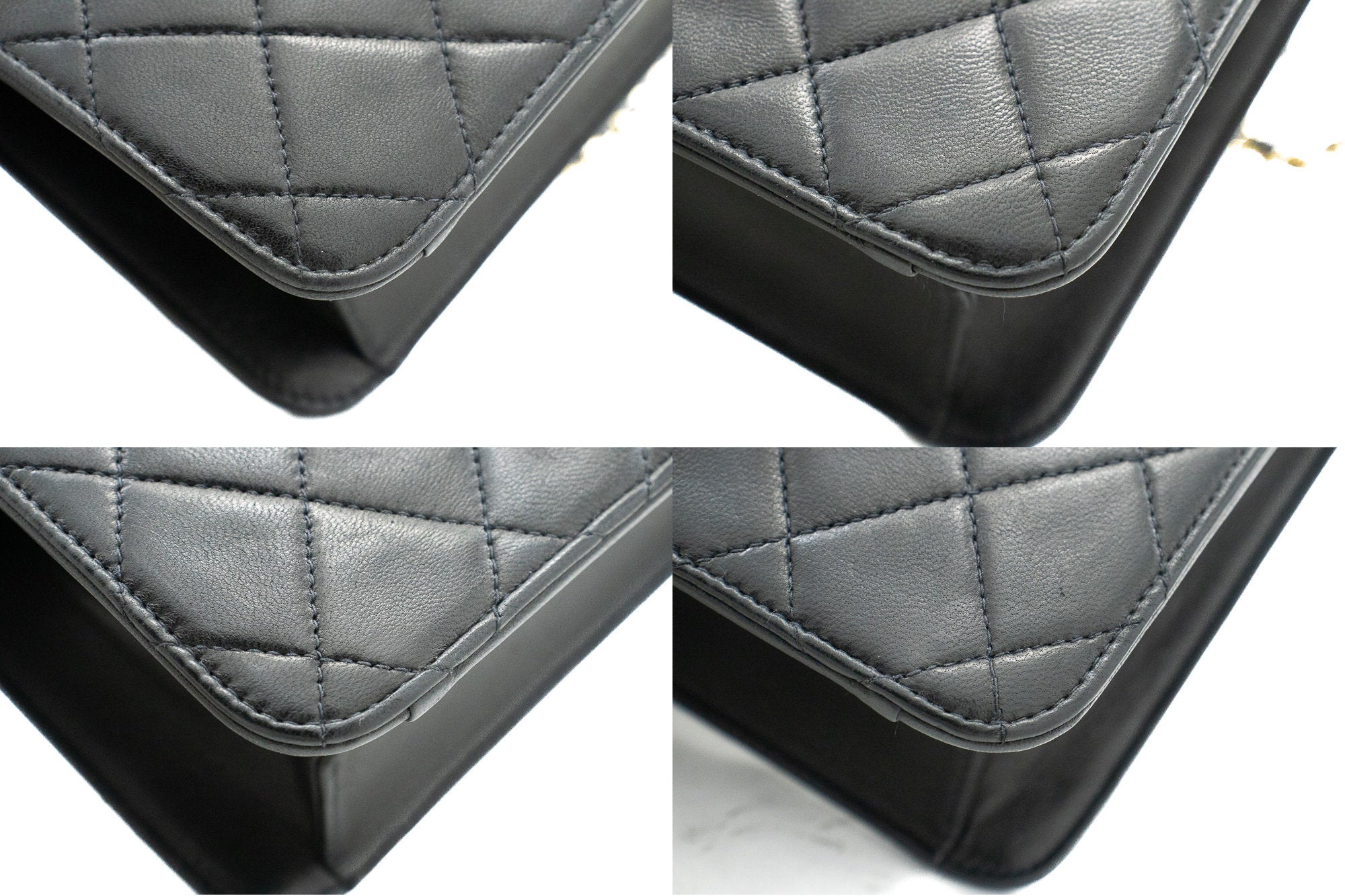 CHANEL Diana Flap Chain Shoulder Bag Black Quilted Lambskin j90 –  hannari-shop
