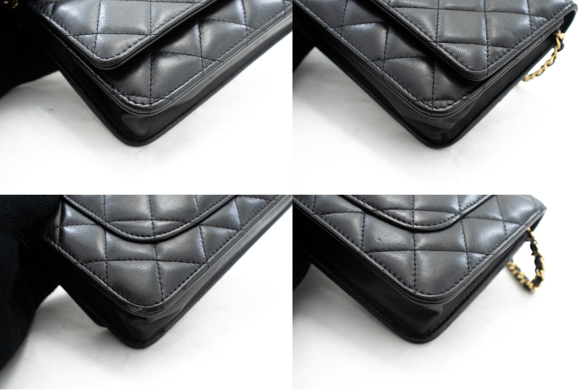 CHANEL Caviar Wallet On Chain WOC Black Shoulder Bag Crossbody Leather  ref.204606 - Joli Closet