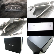 CHANEL Caviar GST 13" Grand Shopping Tote Chain Shoulder Bag Black i50 hannari-shop
