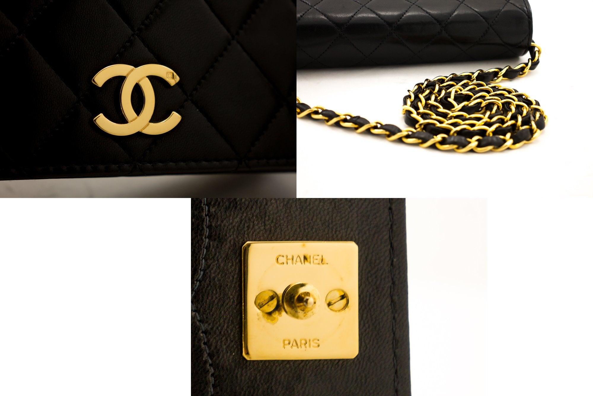 Chanel Pre-owned 1992 Jumbo Mademoiselle Classic Flap Shoulder Bag - Black