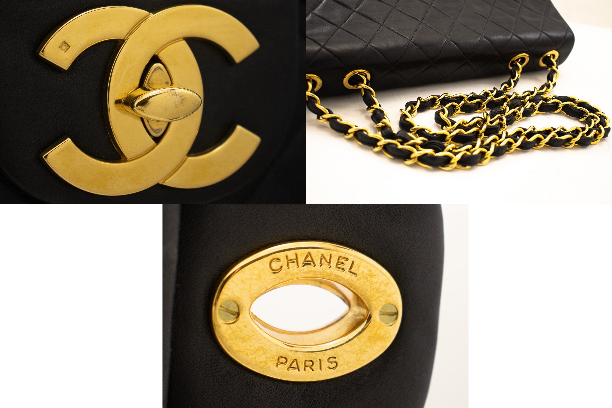 Chanel Vintage Flap Circle CC