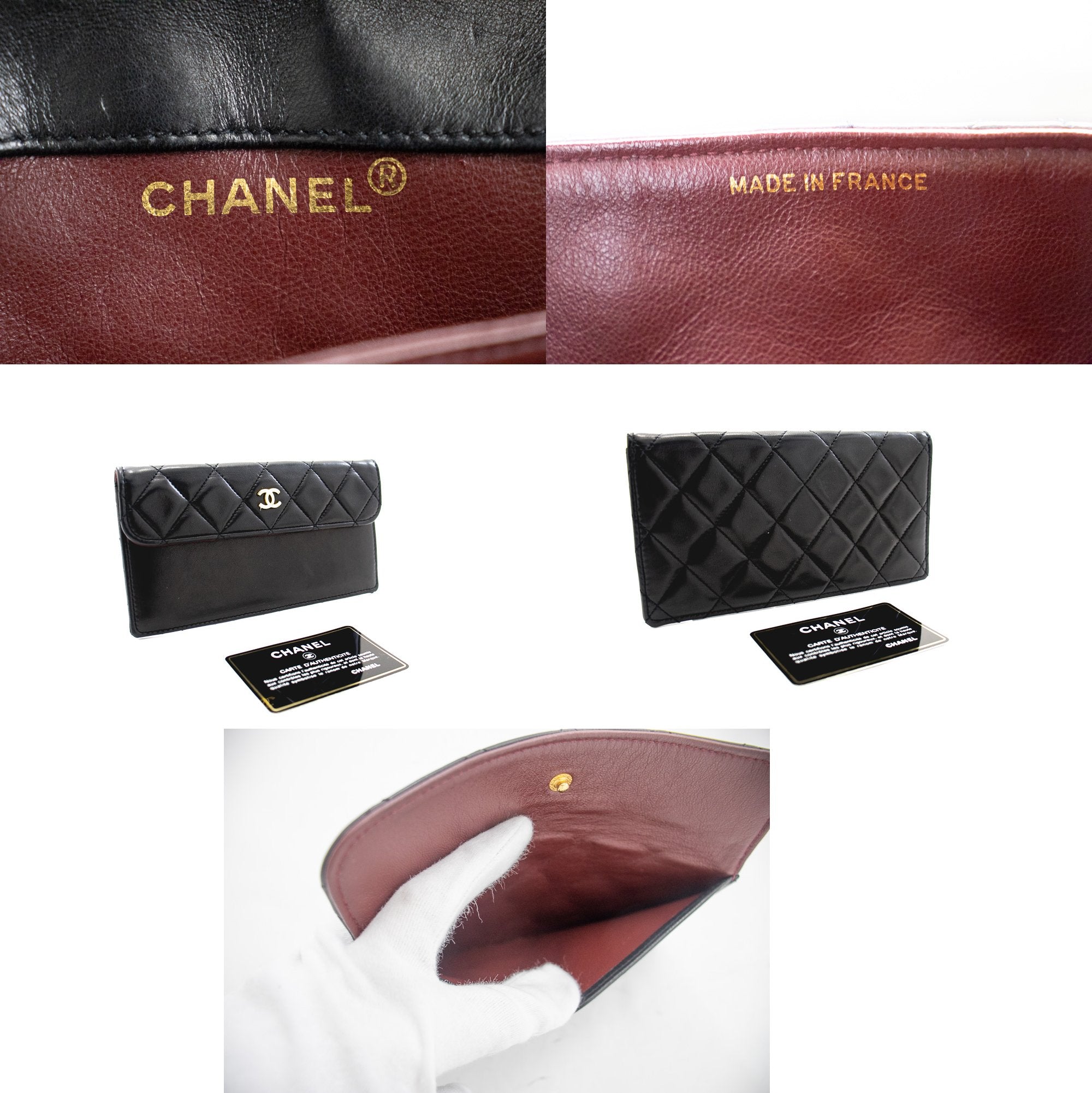 CHANEL Vintage Classic Chain Shoulder Bag Single Flap Quilted Lamb j11 –  hannari-shop