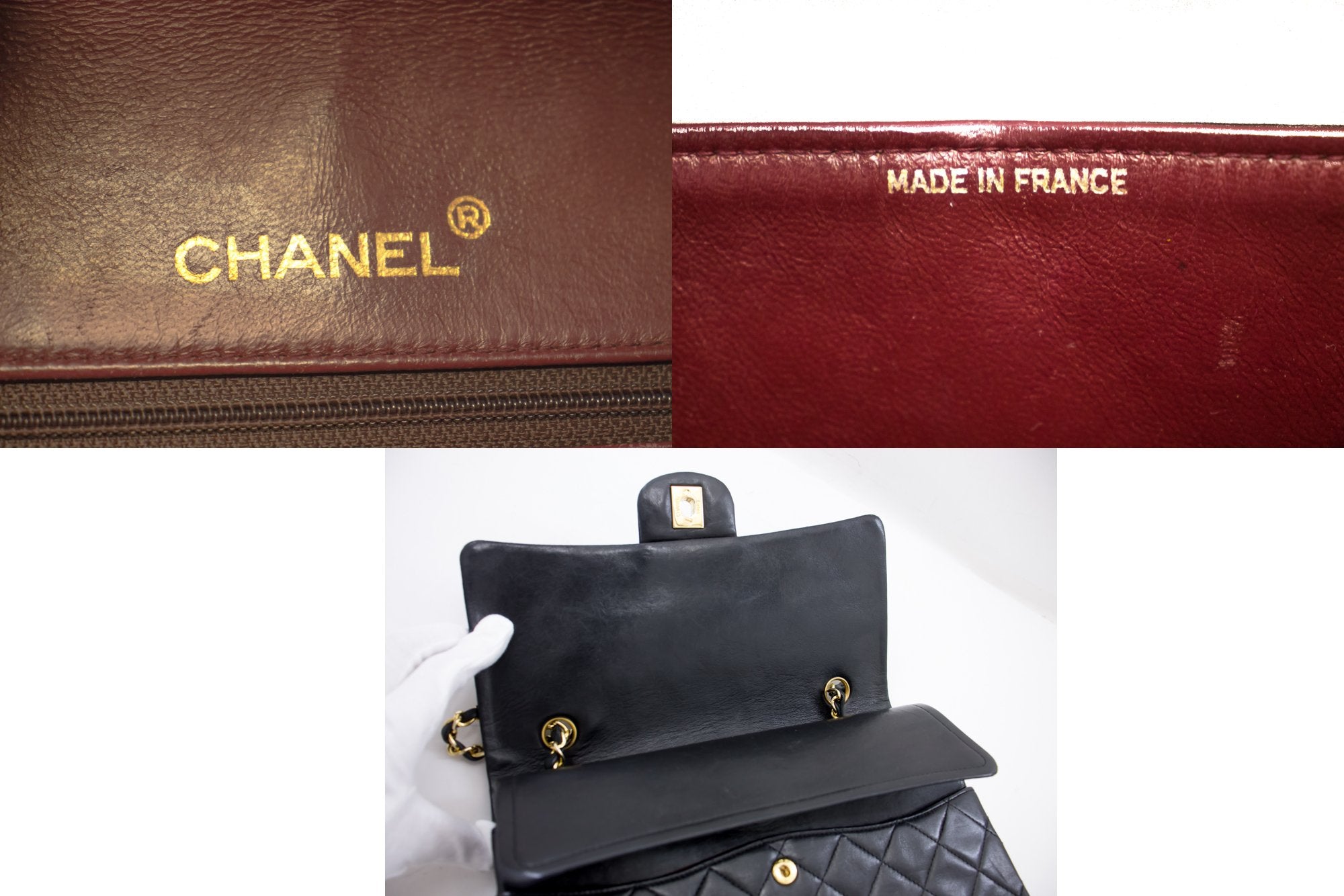 Charms Wallet On Chain Quilted Tweed Chanel
