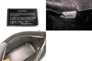 CHANEL Gold Medallion Caviar Shoulder Bag Grand Shopping Tote L67 hannari-shop