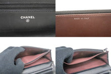 CHANEL Sort Klassisk Pung On Chain WOC Skuldertaske Lammeskind SV k52 hannari-shop