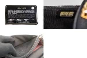 CHANEL Caviar Wallet On Chain WOC Sort skuldertaske Crossbody L48 hannari-shop