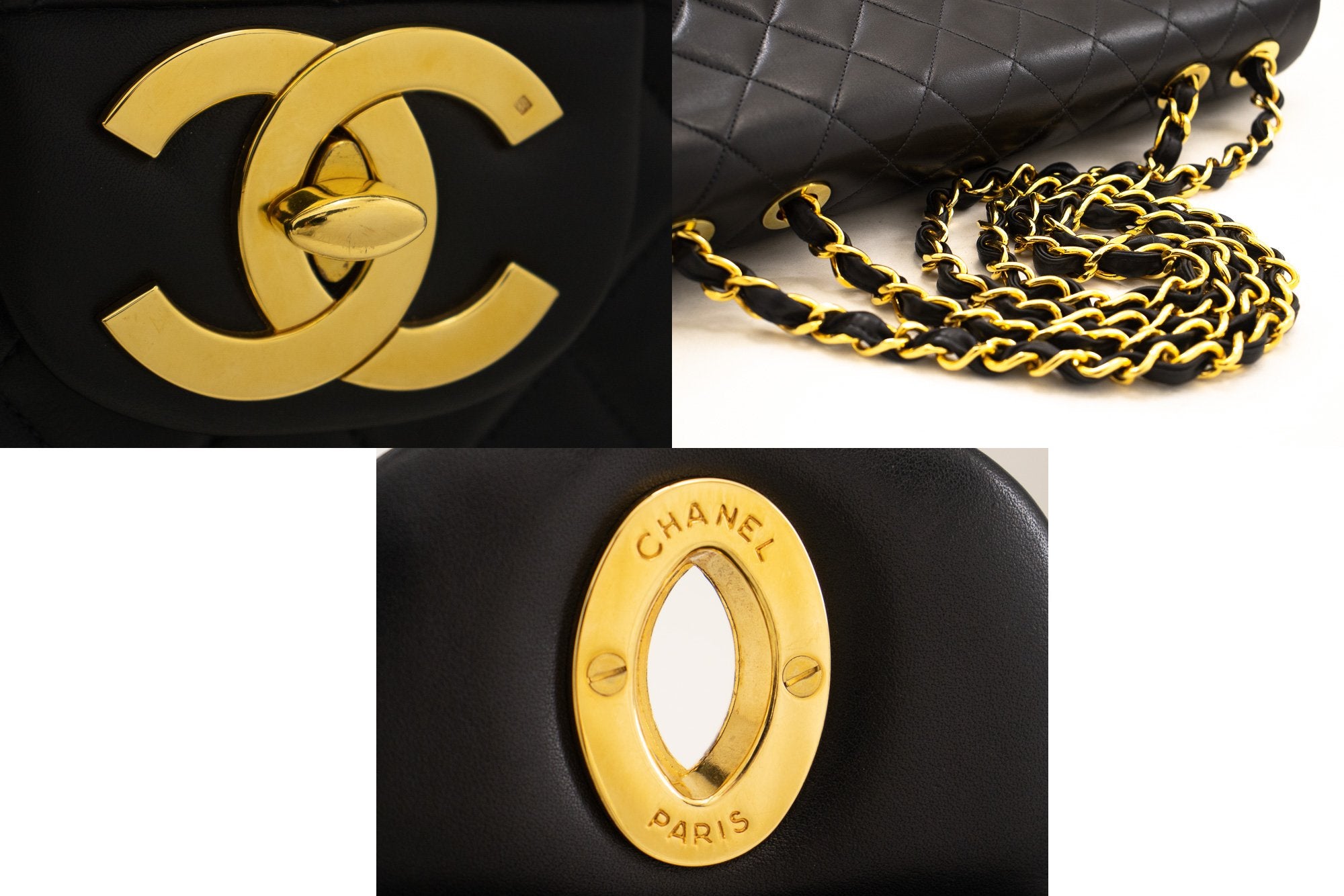 Chanel Vintage Flap Circle CC