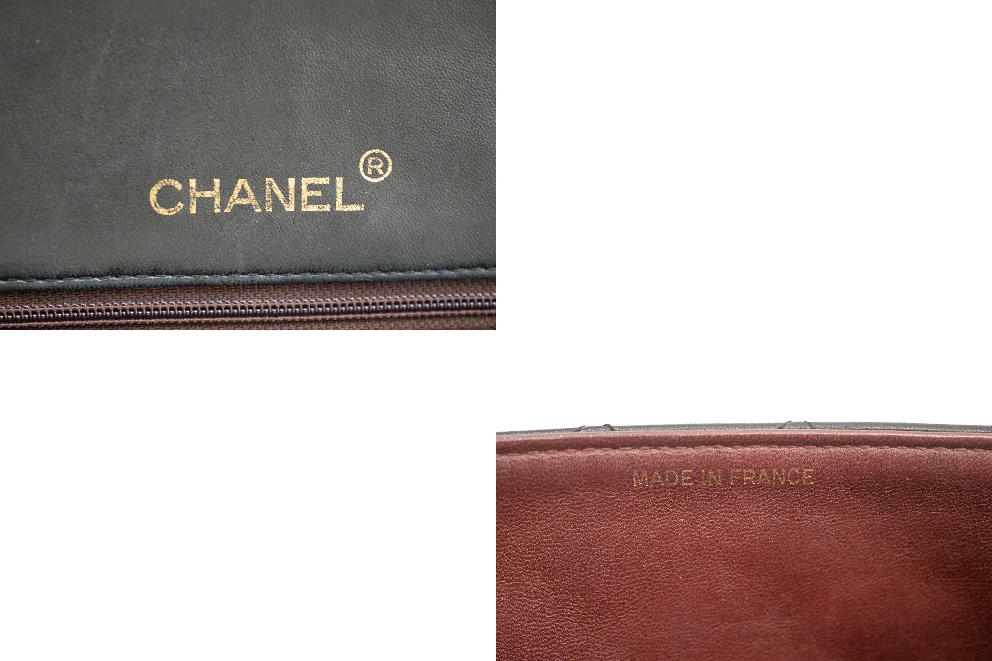 Preloved Chanel Glazed Calfskin Quilted Mademoiselle Frame Bag