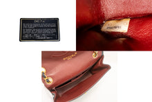 CHANEL NAVY Vintage Chain Shoulder Bag Lambskin Quilted Flap Purse m42 hannari-shop