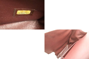 Τσάντα CHANEL Maxi Κλασική τσάντα ώμου με κοκκώδη δέρμα μοσχαριού με διπλή αλυσίδα j17 hannari-shop