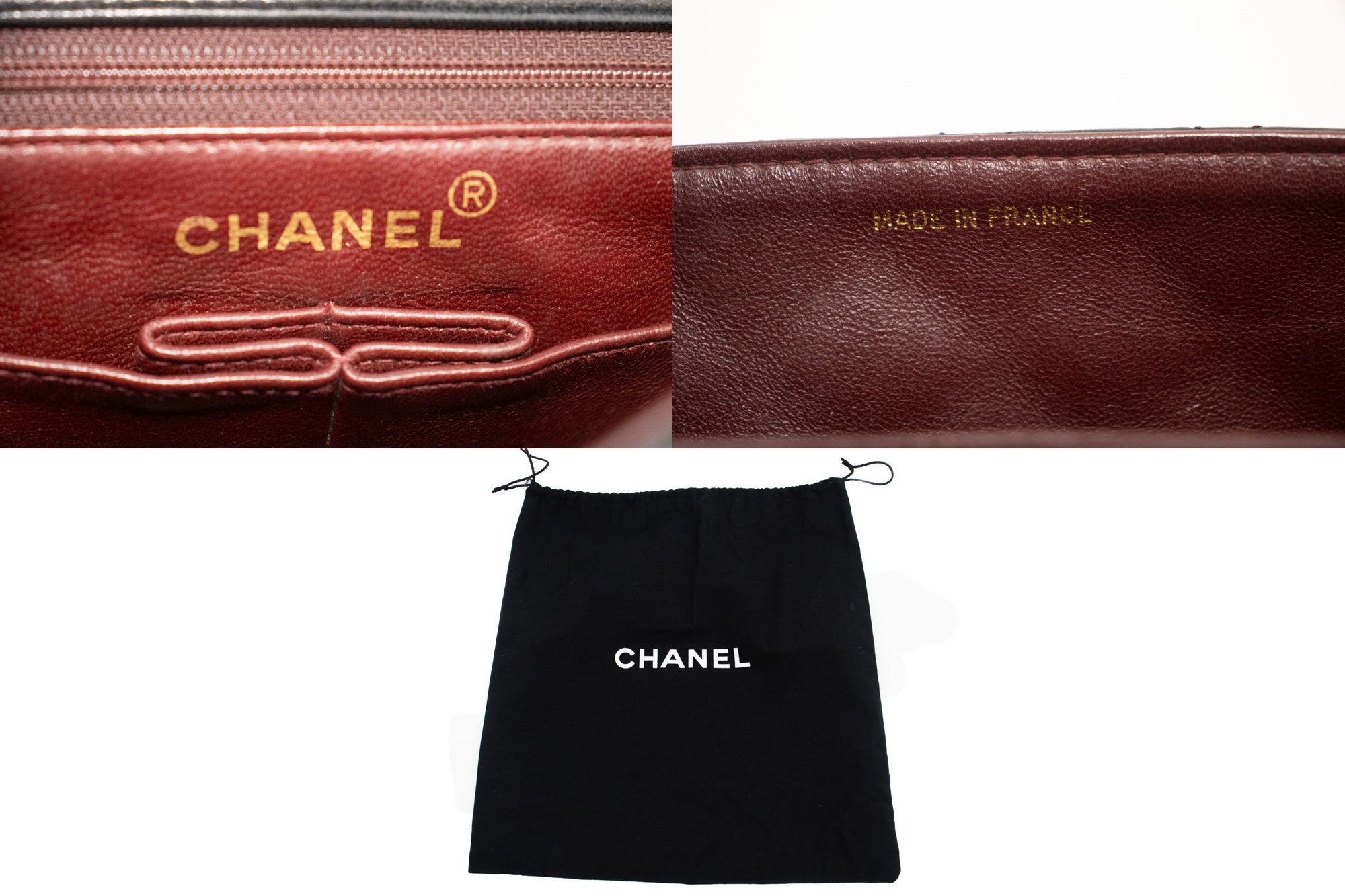 Chanel Mini Square Small Chain Shoulder Bag Crossbody Black Quilt G36