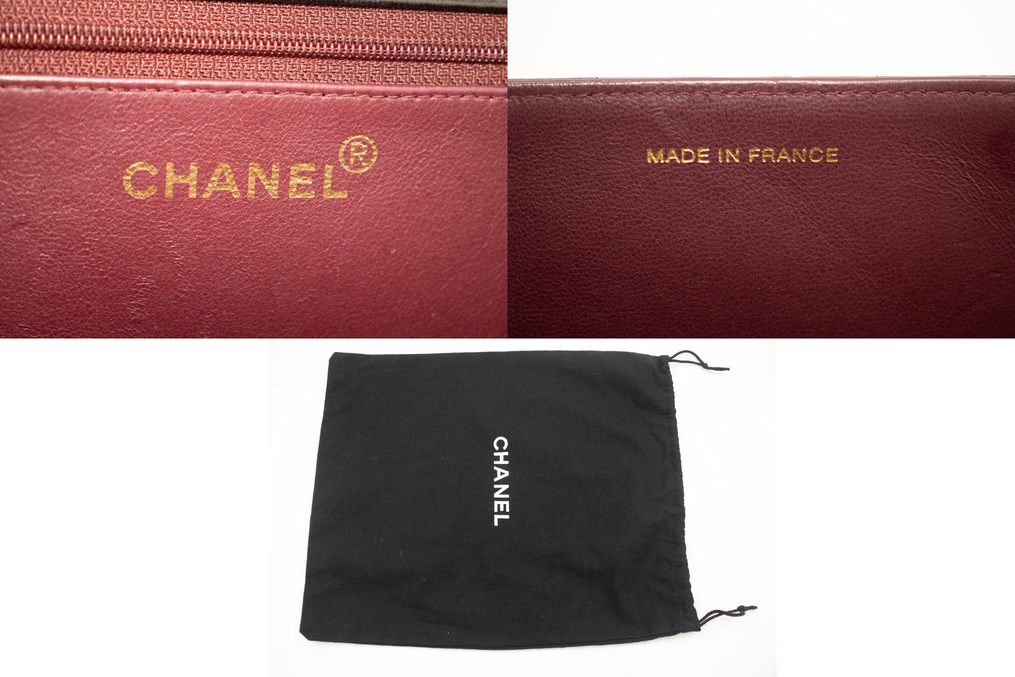 CHANEL Chain Shoulder Bag Clutch Black Quilted Flap Lambskin Purse j49 –  hannari-shop