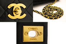 CHANEL Full Flap Chain Skuldertaske Clutch Sort Quiltet lammeskind k84 hannari-shop