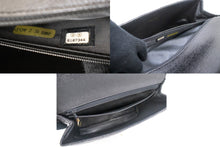 CHANEL Kelly Kornet Kalveskind Caviar Håndtaske Taske Sort Flap Pung j41 hannari-shop