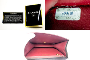CHANEL Kæde Skuldertaske Clutch Sort Quiltet Flap Lammeskindspung h68 hannari-shop