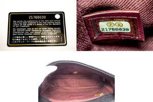 Chanel 2015 Chevron V-Stitch Leather Chain Flap Shoulder Bag i80 hannari-shop