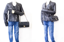 Chanel 2015 Chevron V-Stitch Læder Kæde Flap skuldertaske i80 hannari-shop